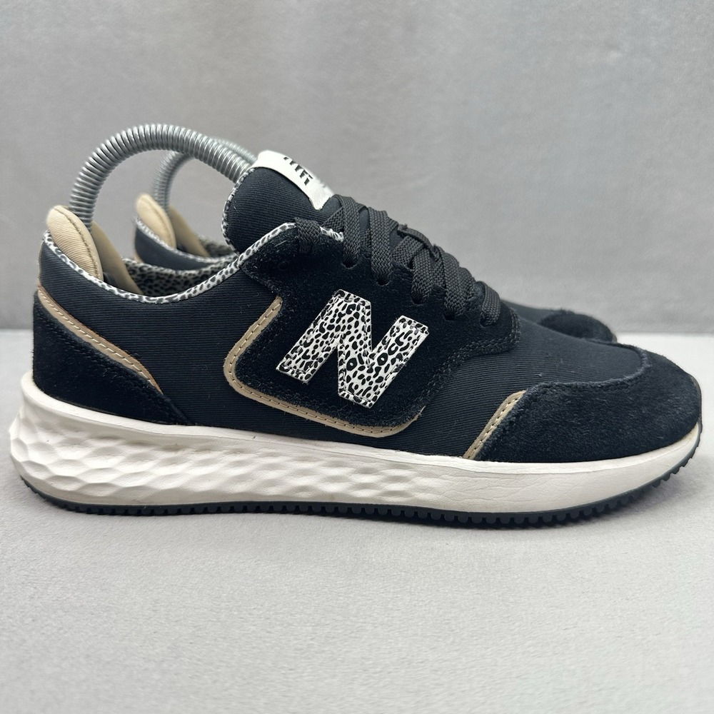 New Balance Fresh Foam X70 Womens Size 7.5 (B) Shoes Black Leopard Sneakers